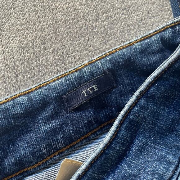 PJ SALVAGE Blue Slip Tank Dress Scallop Neckline Extra‎ Small XS - Picture 5 of 6